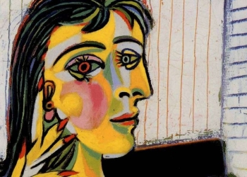 Picasso, Ritratto di Dora Maar (1937, particolare)