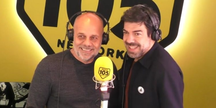 Riccardo Milani e Pierfrancesco Favino (Radio 105)