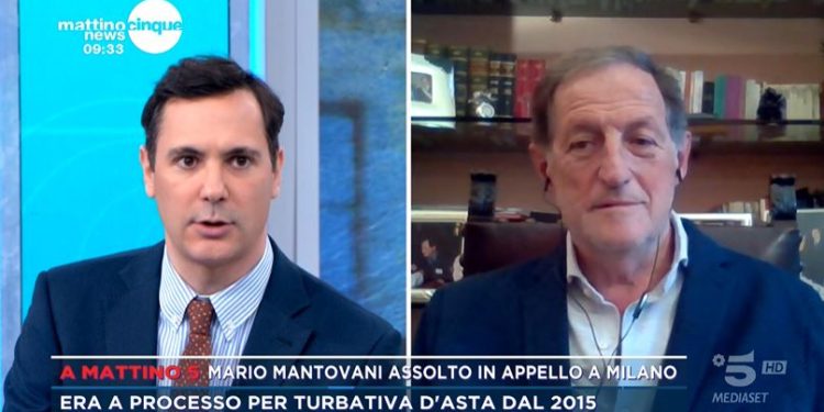 Mario Mantovani a Mattino 5