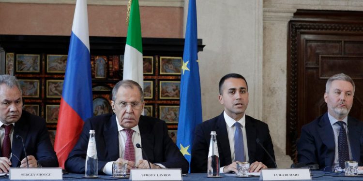 Lavrov, Di Maio, Guerini