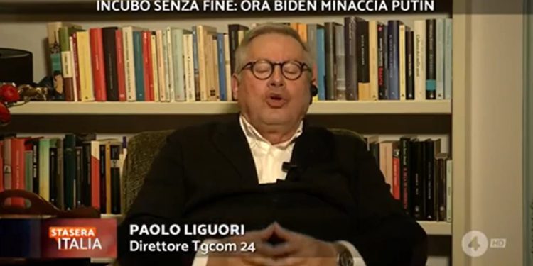 Paolo Liguori a Stasera Italia