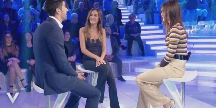 Giorgia Palmas e Filippo Magnini a "Verissimo"