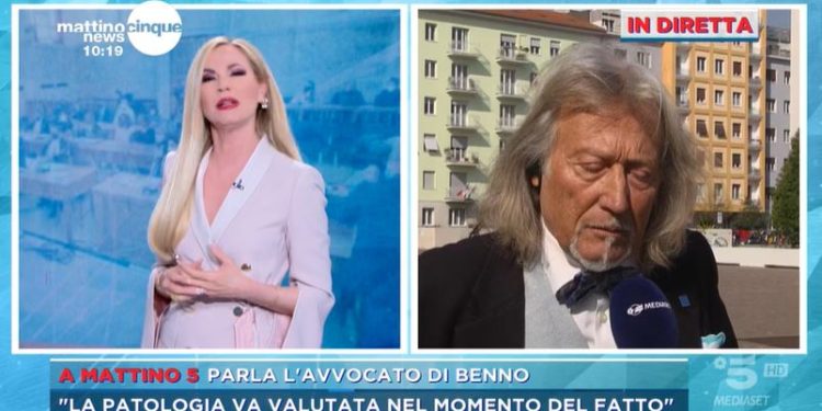 Flavio Moccia, avvocato Benno Neumair, a Mattino5