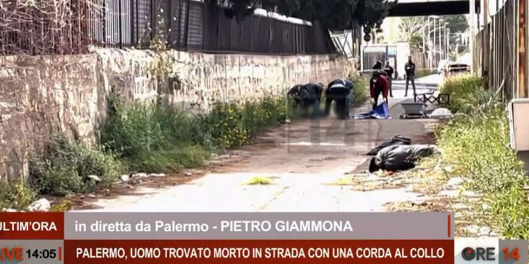 Uomo trovato morto a Palermo, Ore 14