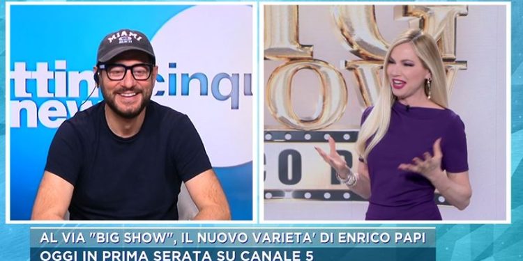 Enrico Papi a Mattino5