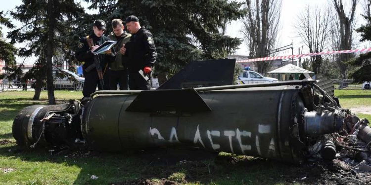 Missile a Kramatorsk, in Ucraina (Foto: 2022, LaPresse)