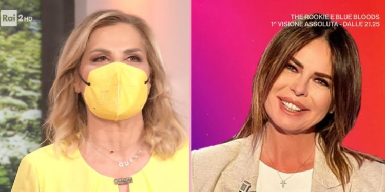 Simona Ventura e Paola Perego (Citofonare Rai 2, 2022)