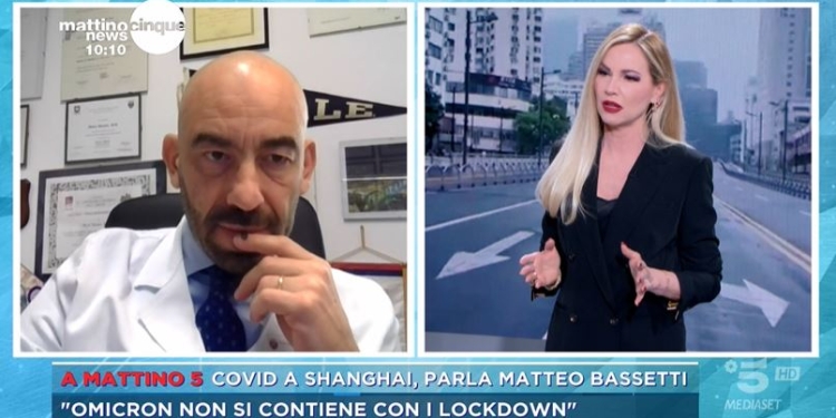 Bassetti a Mattino5