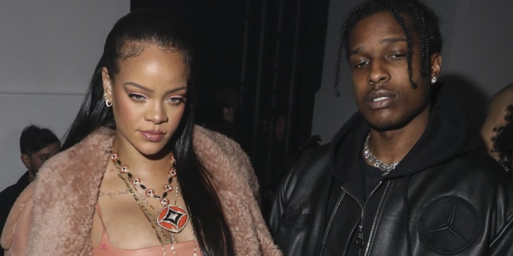 Rihanna e ASAP Rocky (Foto: 2022, LaPresse)