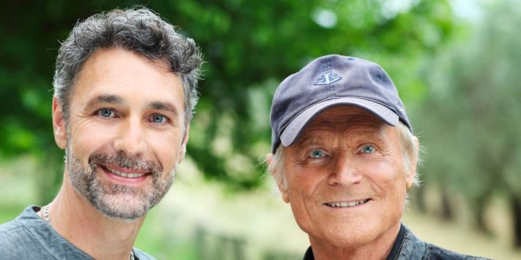 Raoul Bova e Terence Hill in "Don Matteo 13" (News Rai)