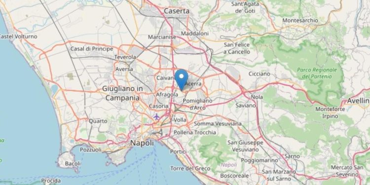 Terremoto Napoli oggi, 24 aprile 2022 (INGV)