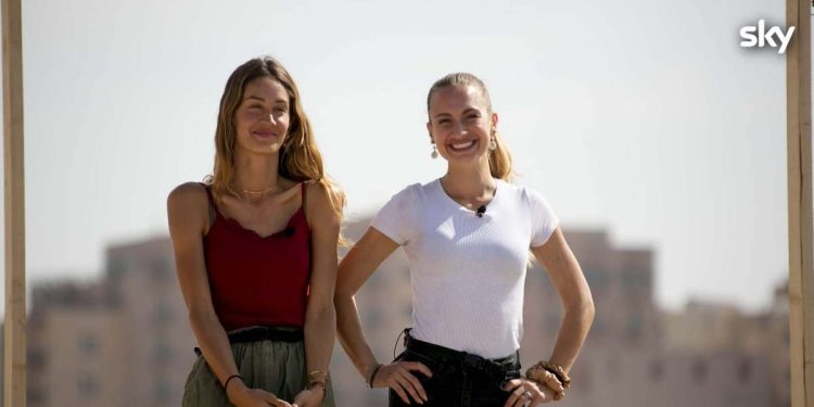 Helena Prestes e Nikita Pelizon a Pechino Express 2022 (Sky)