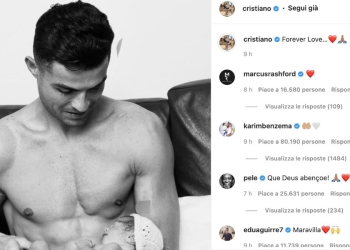 Cristiano Ronaldo con la figlia appena nata (Foto: Instagram)