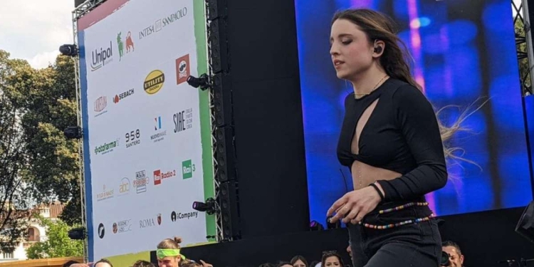 Angelina Mango al Concerto del Primo Maggio (Instagram)