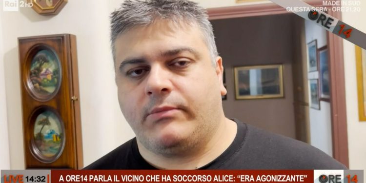 Alice Scagni, vicino di casa a Ore 14