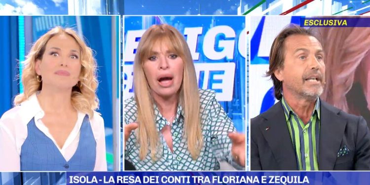 Antonio Zequila e Alessandra Mussolini, lite a Pomeriggio 5