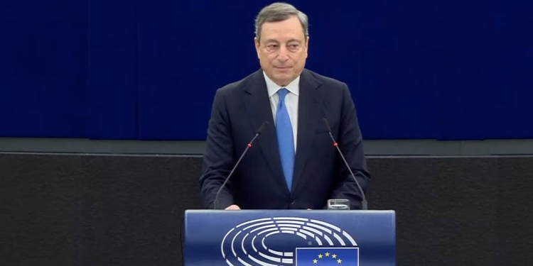 Draghi in Parlamento Ue