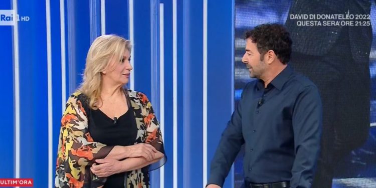 Iva Zanicchi e Alberto Matano (La Vita in Diretta, 2022)