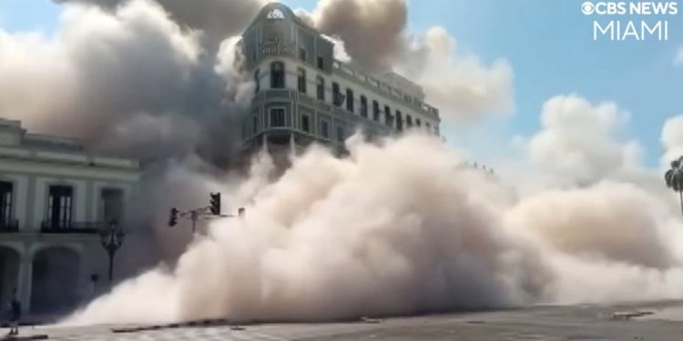 Esplosione a Cuba (Foto: da YouTube)