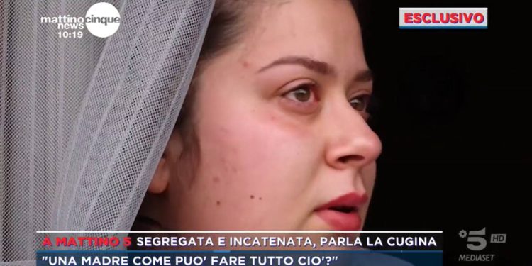 La cugina della 21enne segregata in casa ad Avellino a Mattino5