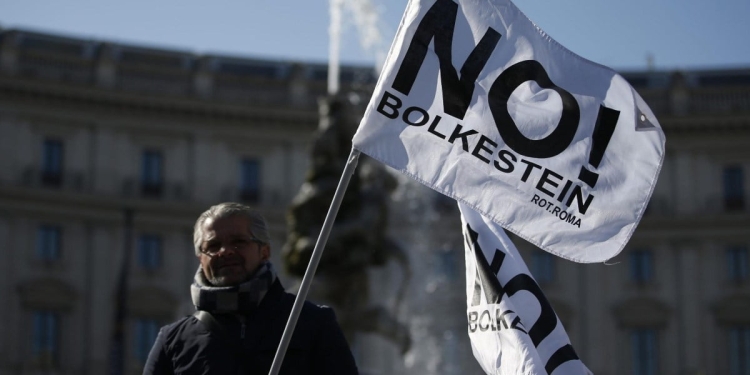 Protesta anti Bolkestein