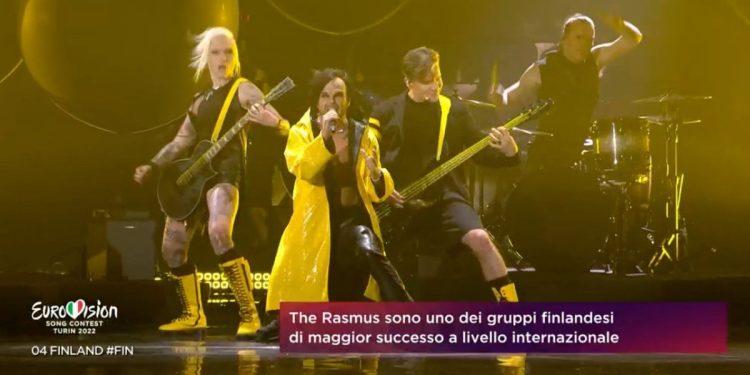 The Rasmus, Finlandia all'Eurovision Song Contest 2022