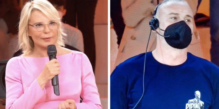 Maria De Filippi e la maglia in ricordo di Piero Sonaglia