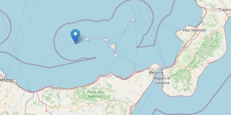 Terremoto Messina, isole Eolie (Ingv, 2022)