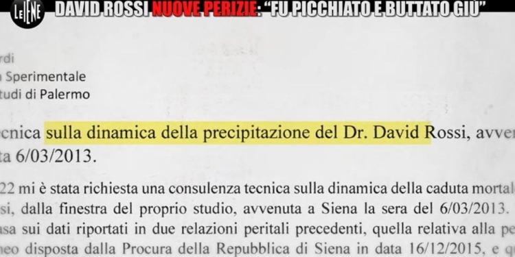 David Rossi, le due nuove perizie a Le Iene