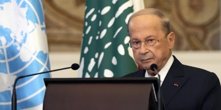 Il presidente del Libano Michel Aoun (LaPresse)