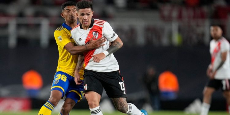 Calciomercato Chelsea - Enzo Fernandez nel "Superclasico" River Plate vs Boca Juniors (Foto: 2022, LaPresse)