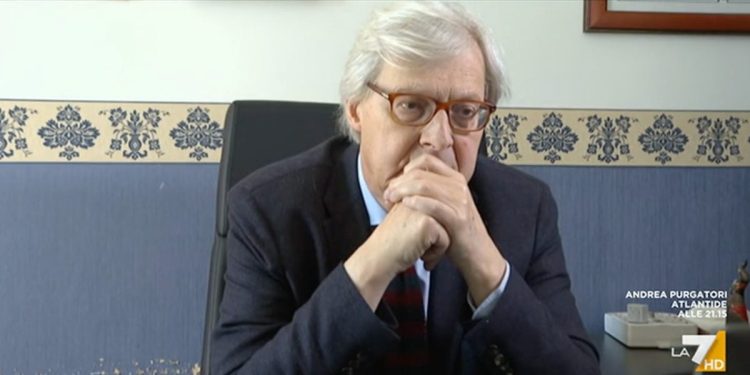 Vittorio Sgarbi a L'Aria che tira