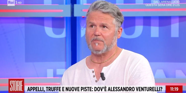 Il papà di Alessandro Venturelli a Storie Italiane