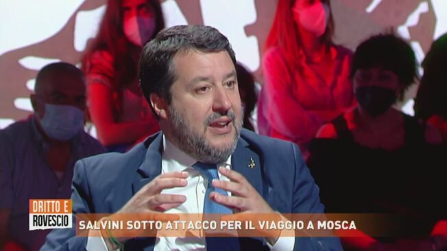 Matteo Salvini a Dritto e Rovescio