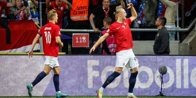 Haaland Norvegia Nations League