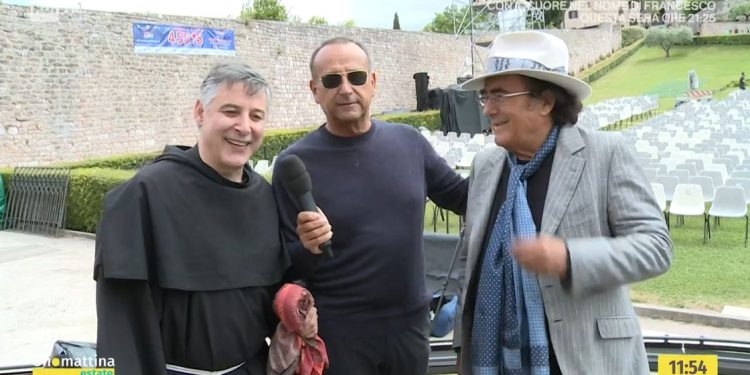 Carlo Conti e Al Bano a Uno Mattina Estate