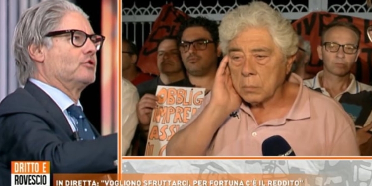 Paolo Del Debbio insultato a Dritto e Rovescio