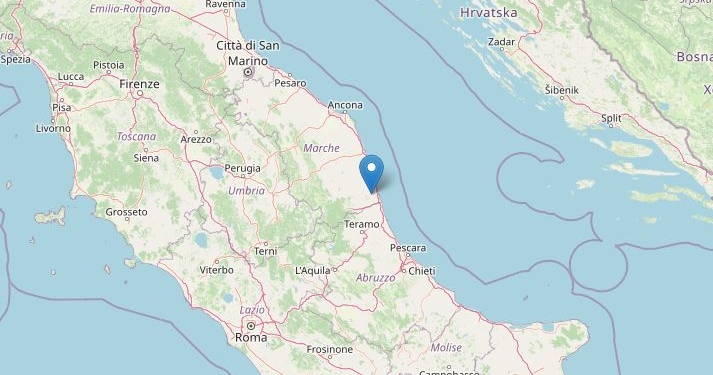 Terremoto ad Ascoli, Ingv