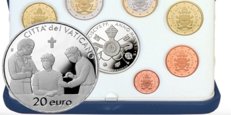 Nuova moneta da 20 euro del Vaticano