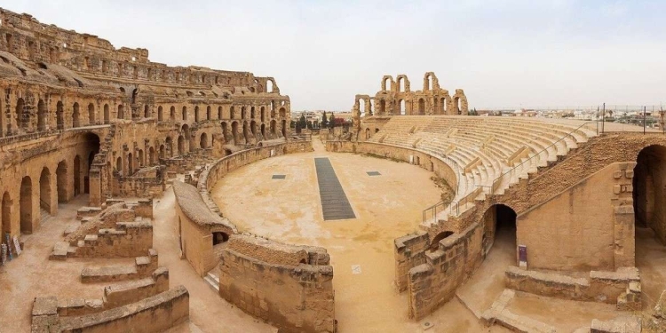 L'anfiteatro romano di El Jem in Tunisia