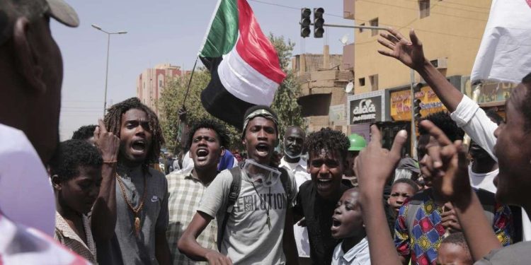 Agitazioni a Khartoum, Sudan (LaPresse)