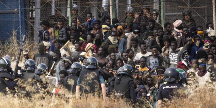 Migranti a Melilla