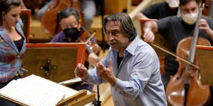 Riccardo Muti in prova con la Chicago Symphony Orchestra (LaPresse)