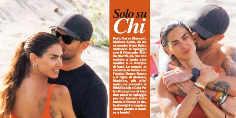 Melissa Satta e Mattia Rivetti su Chi