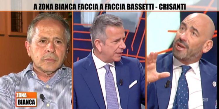 Matteo Bassetti a Zona Bianca