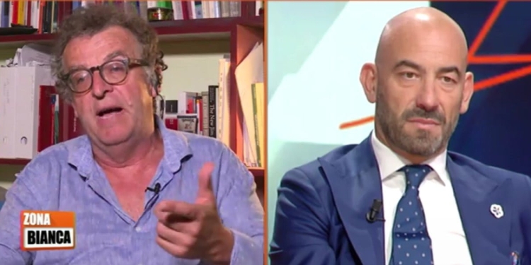 Ugo Mattei e Matteo Bassetti (Zona Bianca, 2022)