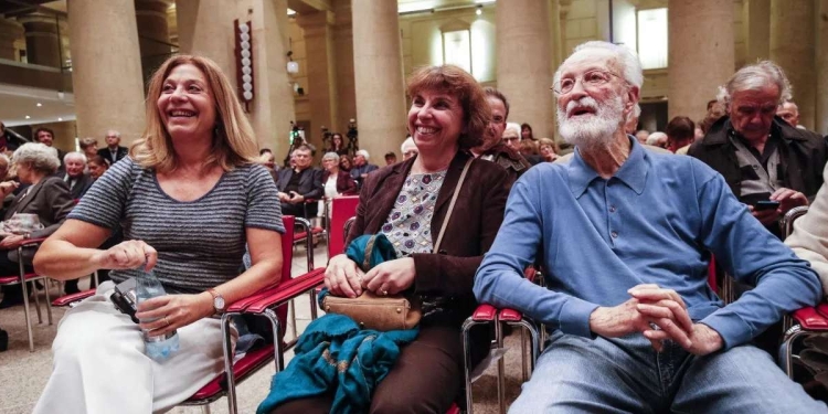 Eugenio Scalfari e le figlie Donata ed Enrica
(Foto: web)