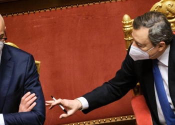 Draghi e D'Incà al Senato