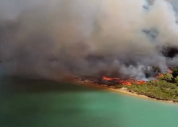 Incendio Bibione (Foto: da YouTube)