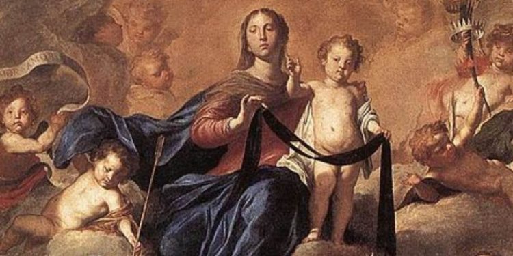 Quadro Madonna del Carmelo